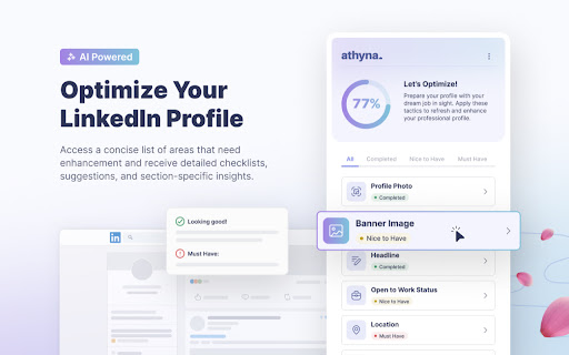 Ava: AI-Powered Job Search by Athyna网页截图,Ava: AI-Powered Job Search by Athyna网页快照