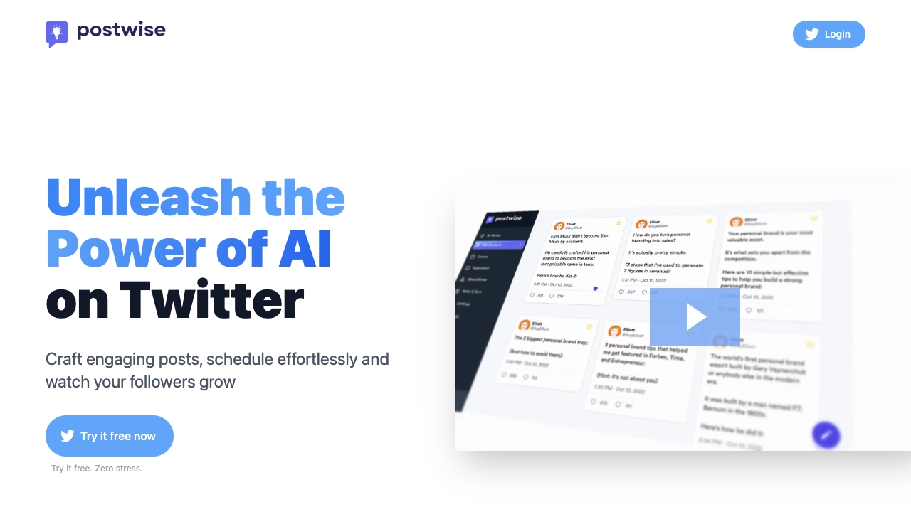 Postwise网页截图,Postwise网页快照