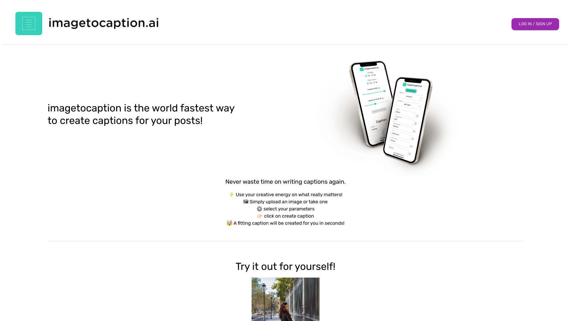 imagetocaption.ai网页截图,imagetocaption.ai网页快照