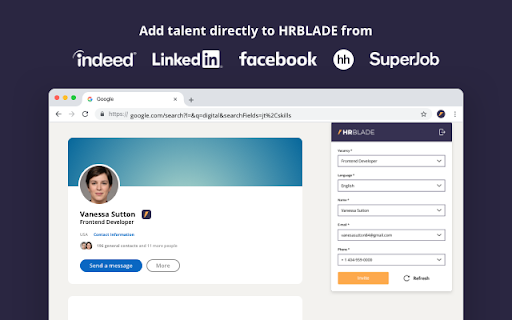 HRBLADE Talent Cliper网页截图,HRBLADE Talent Cliper网页快照