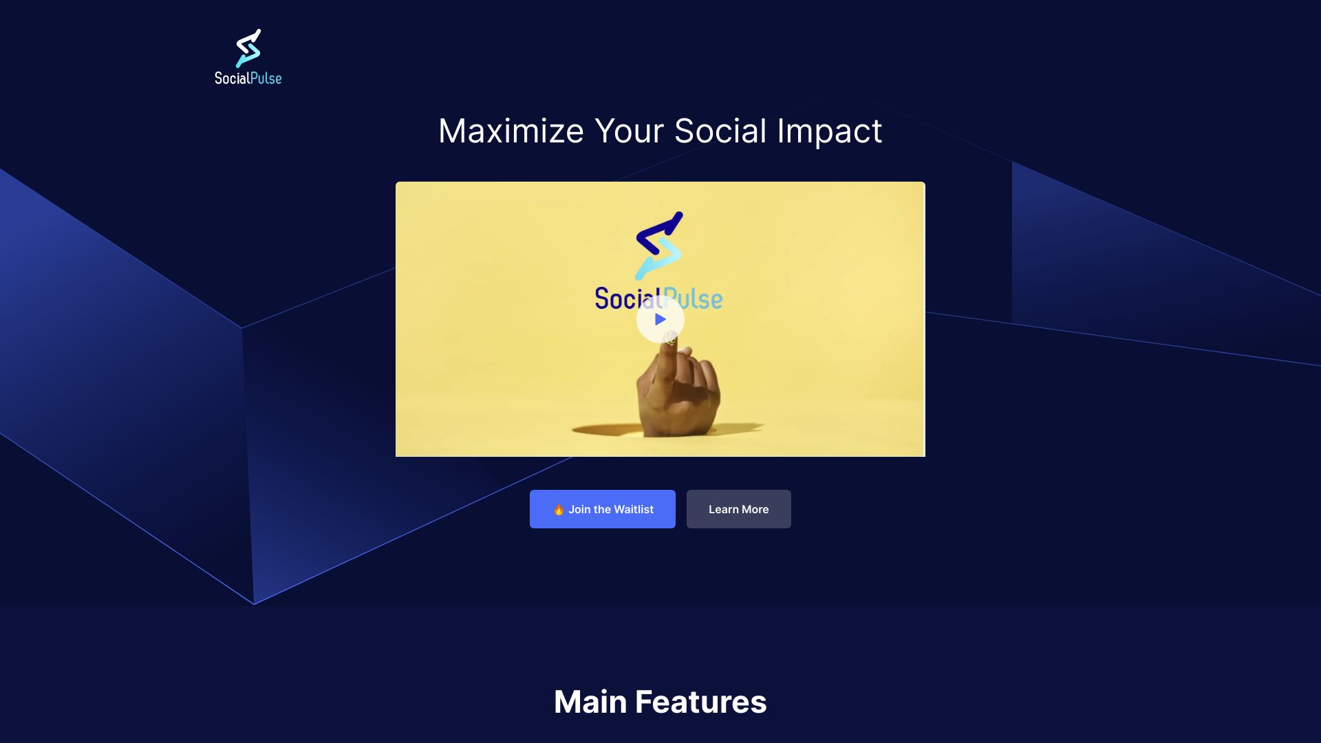 SocialPulse网页截图,SocialPulse网页快照