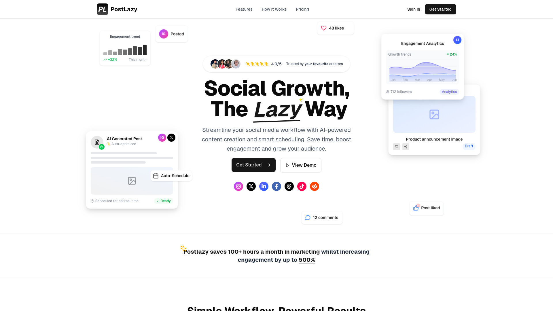 PostLazy网页截图,PostLazy网页快照