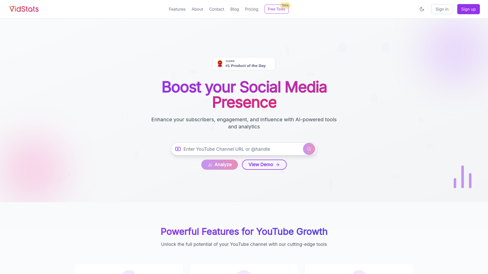 VidStats网页截图,VidStats网页快照