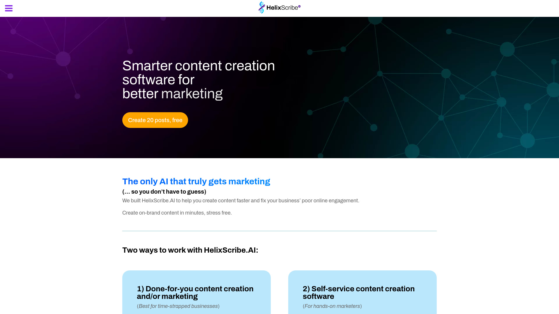 HelixScribe Content Creation Software网页截图,HelixScribe Content Creation Software网页快照