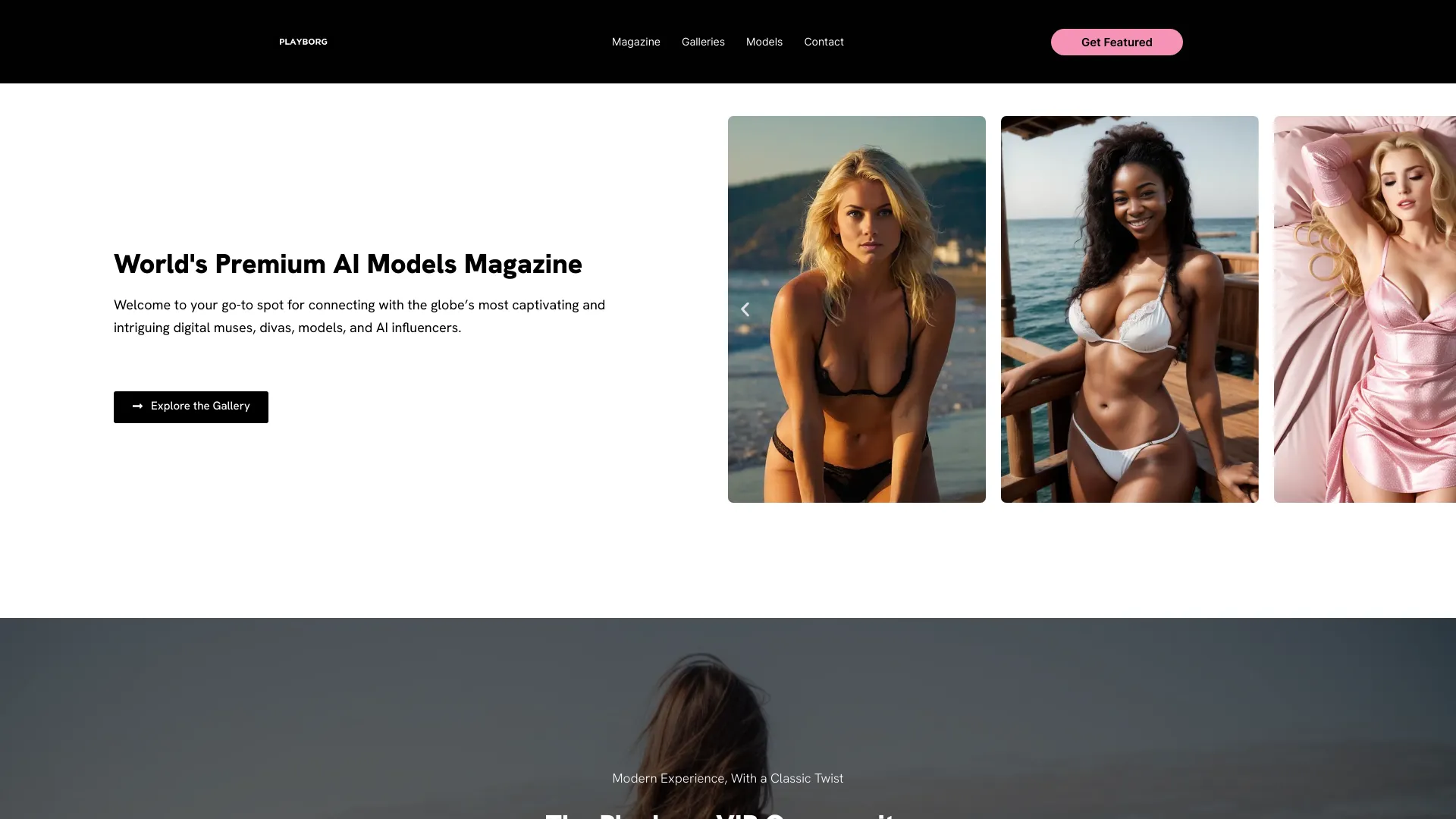 Playborg Magazine网页截图,Playborg Magazine网页快照