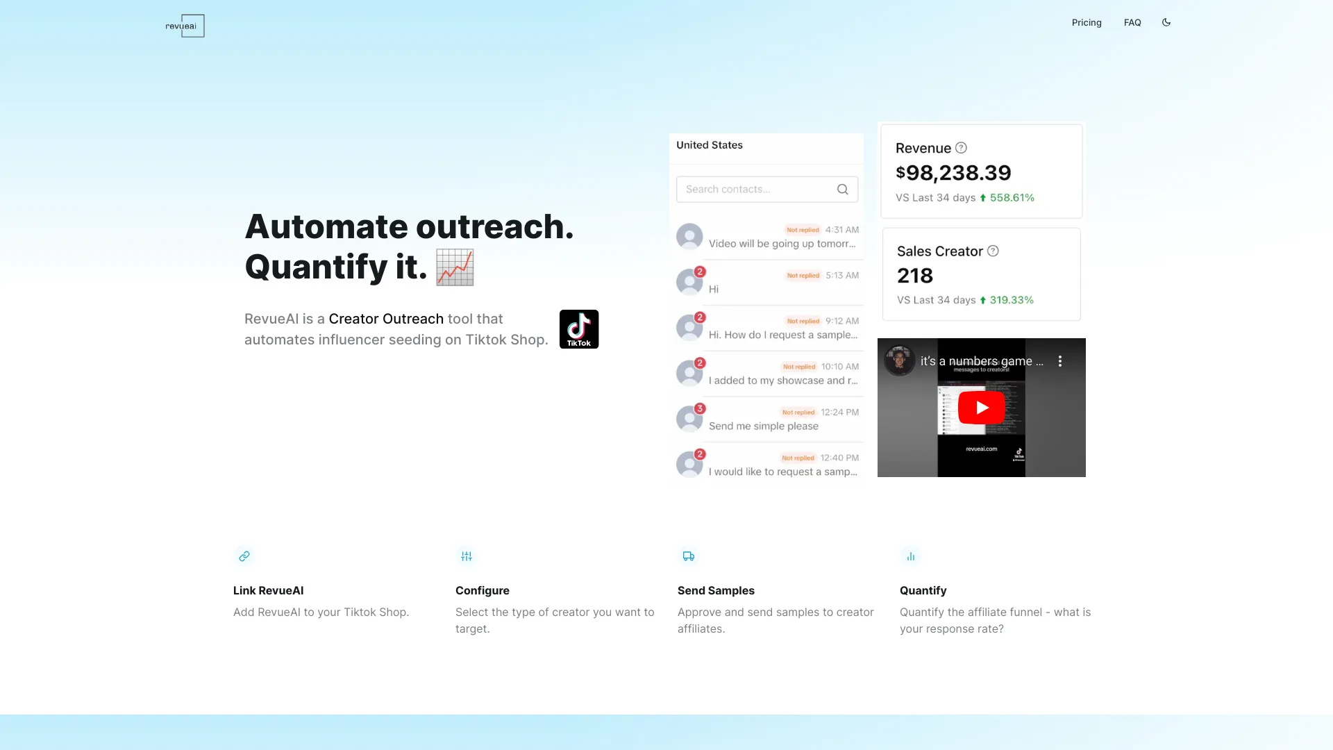 RevueAI网页截图,RevueAI网页快照