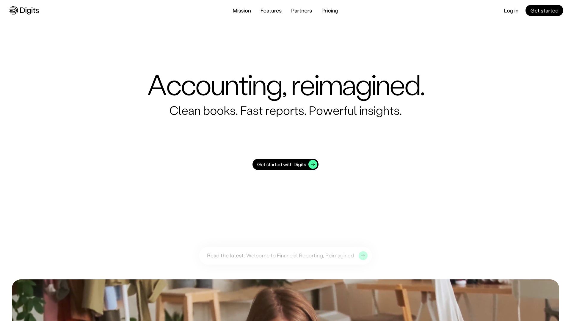 Digits — Accounting, reimagined.网页截图,Digits — Accounting, reimagined.网页快照