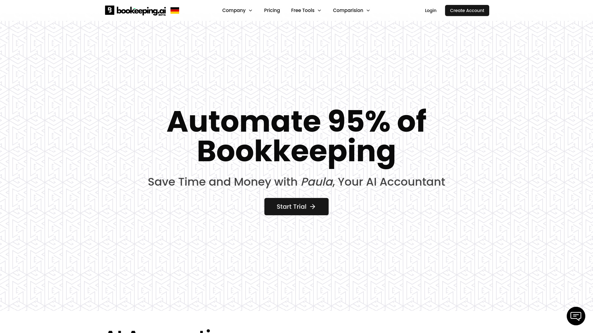 AI Bookkeeping网页截图,AI Bookkeeping网页快照