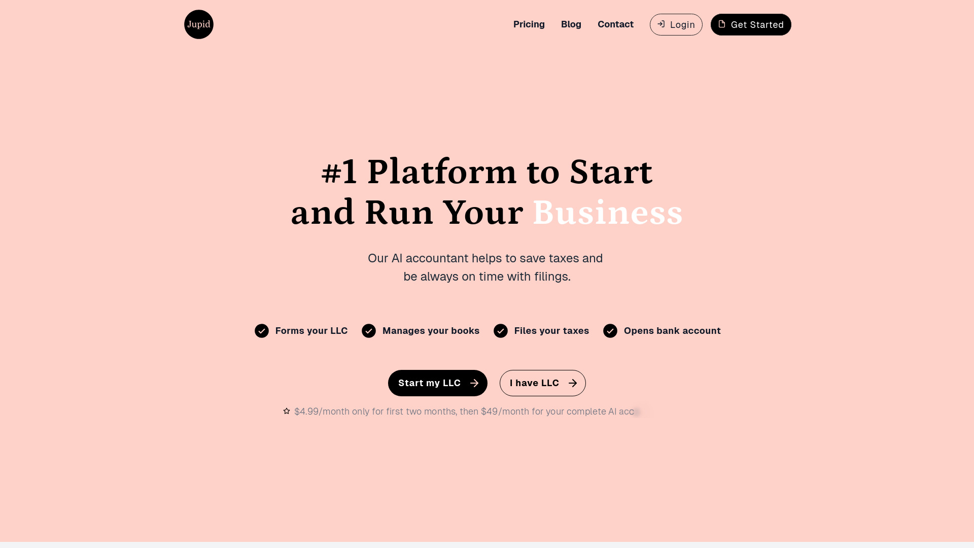 Jupid – AI Accountant网页截图,Jupid – AI Accountant网页快照