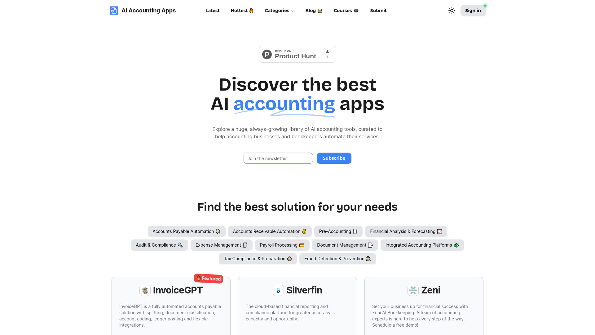AI Accounting Apps网页截图,AI Accounting Apps网页快照