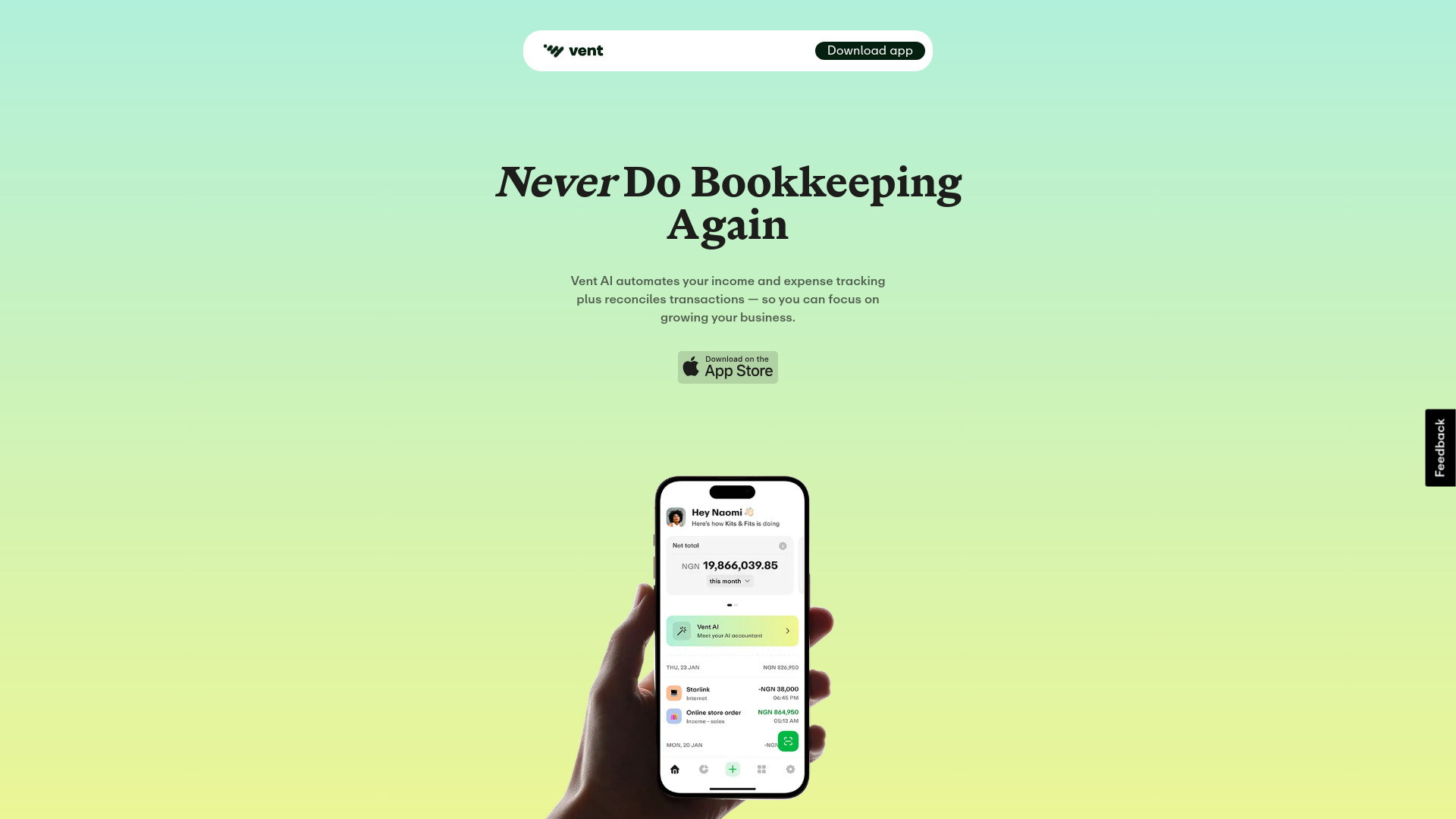 Vent网页截图,Vent网页快照