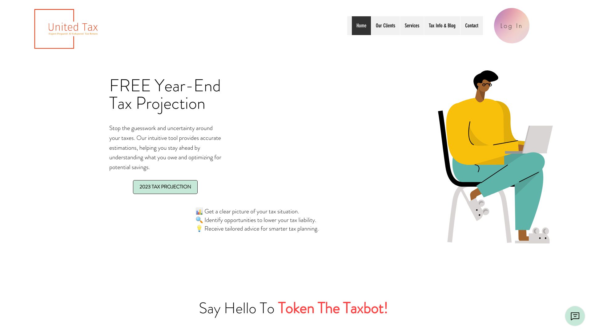 UnitedTax.AI网页截图,UnitedTax.AI网页快照