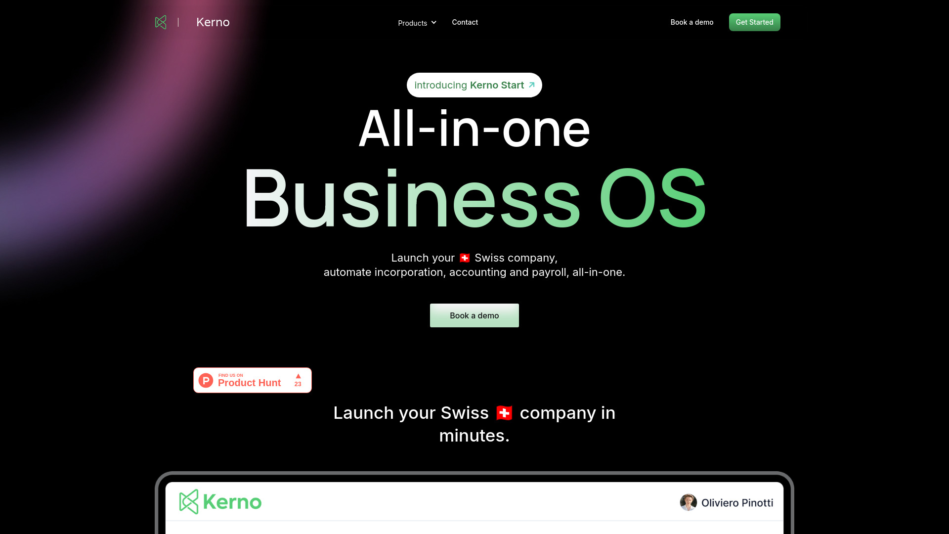 Kerno Start网页截图,Kerno Start网页快照