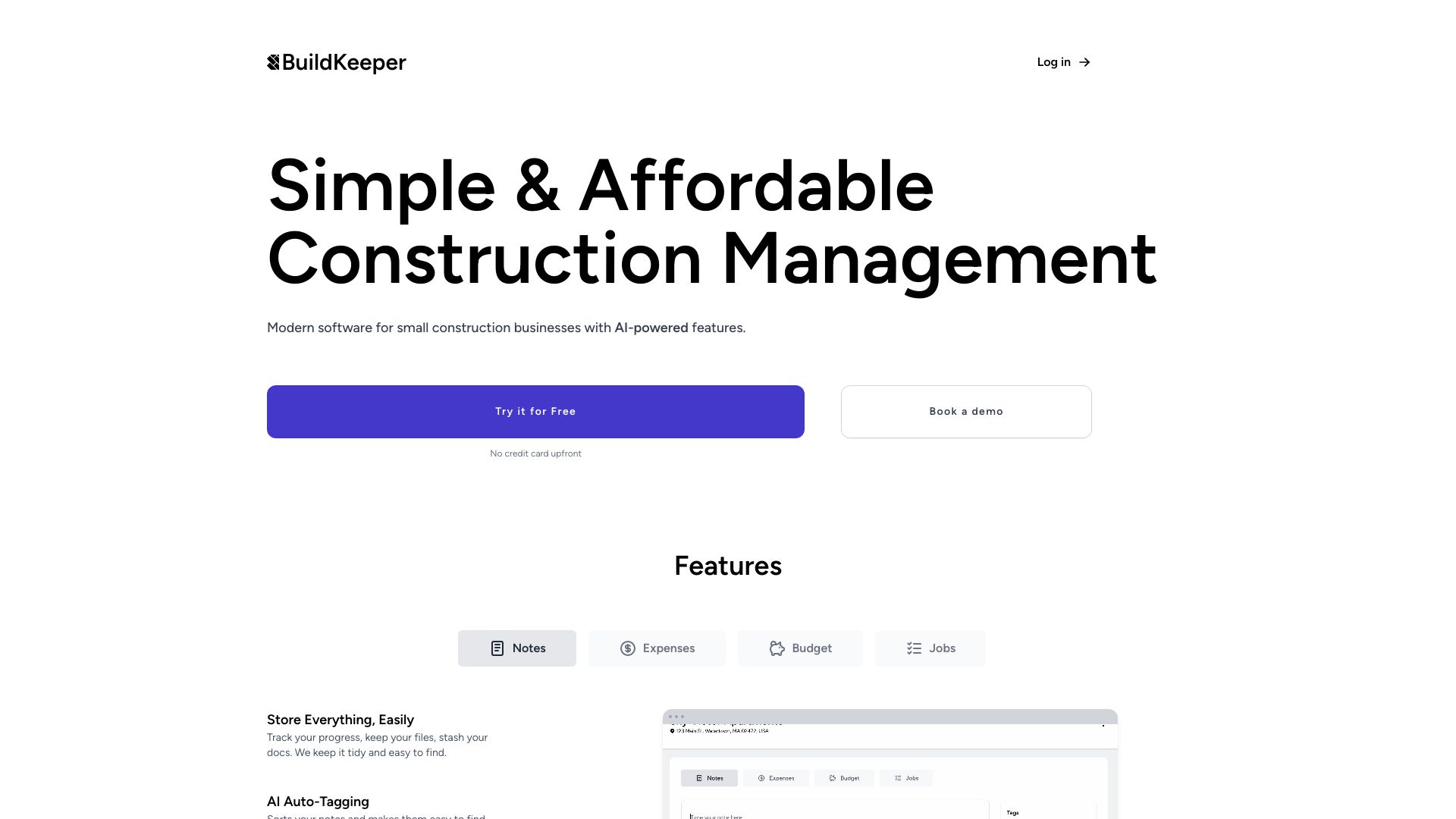 BuildKeeper网页截图,BuildKeeper网页快照