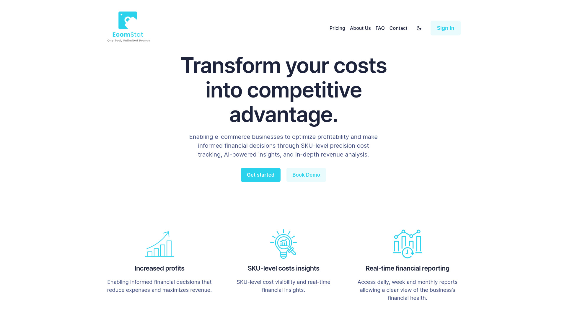 EcomStat网页截图,EcomStat网页快照