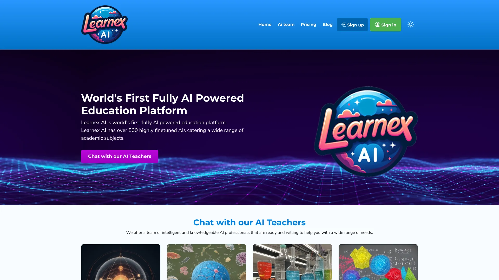 Learnex AI网页截图,Learnex AI网页快照