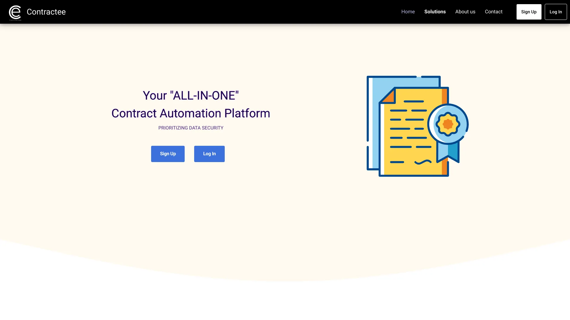 Contractee网页截图,Contractee网页快照