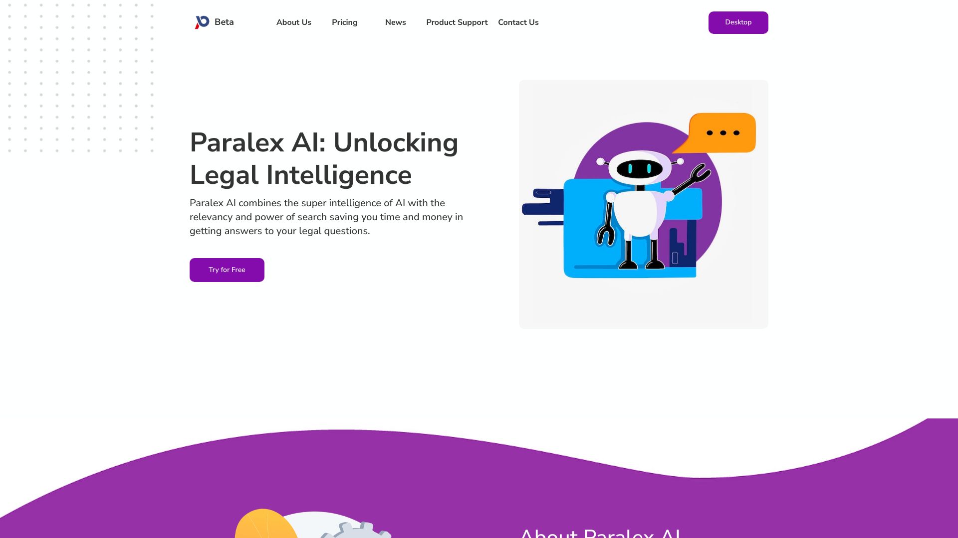 Paralex AI网页截图,Paralex AI网页快照