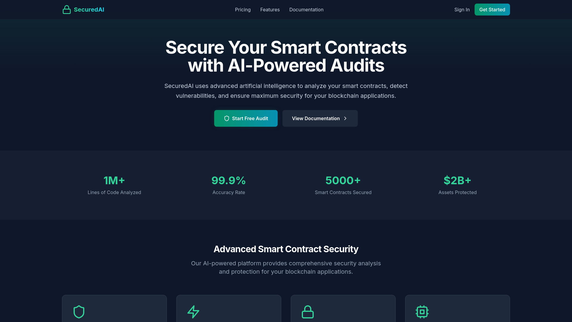 SecuredAI网页截图,SecuredAI网页快照