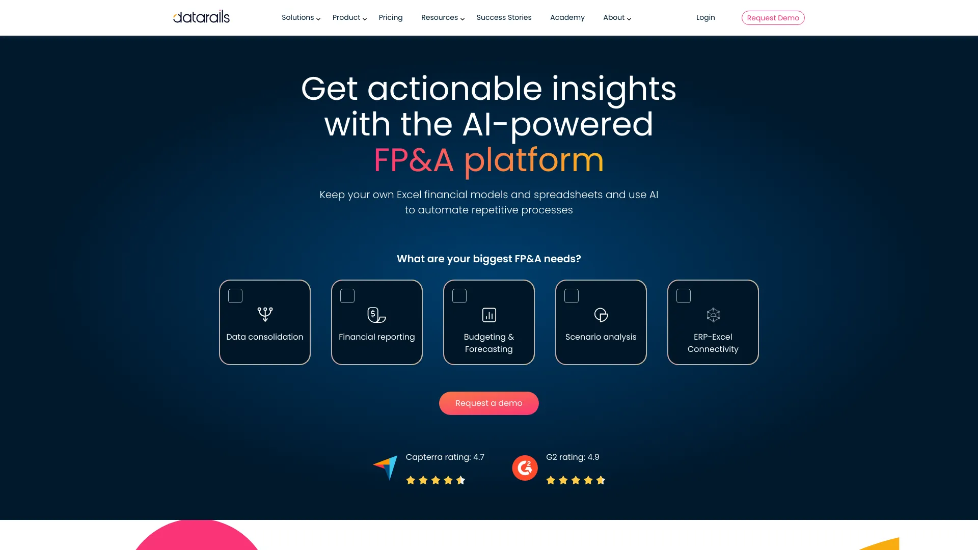 datarails.com网页截图,datarails.com网页快照