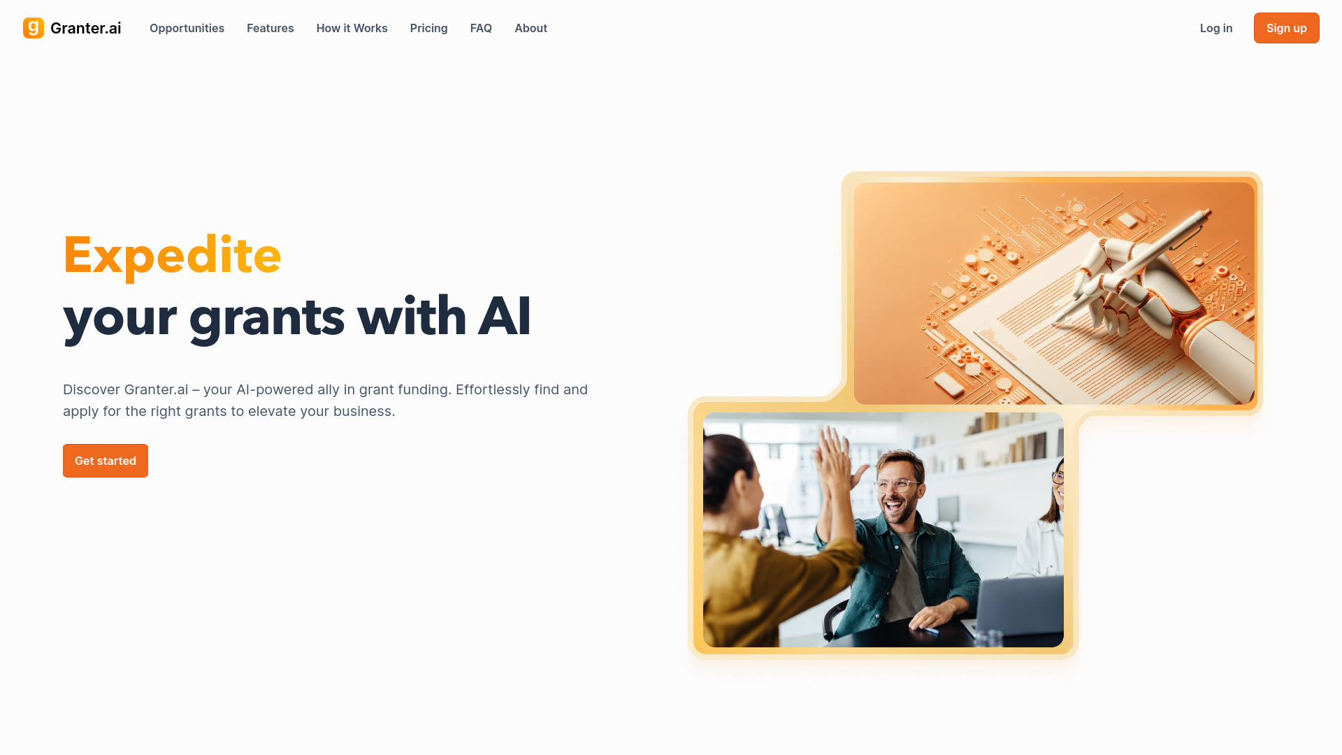 Granter.ai网页截图,Granter.ai网页快照