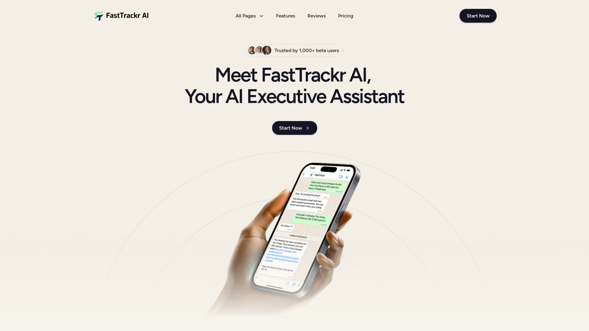 FastTrackr AI网页截图,FastTrackr AI网页快照