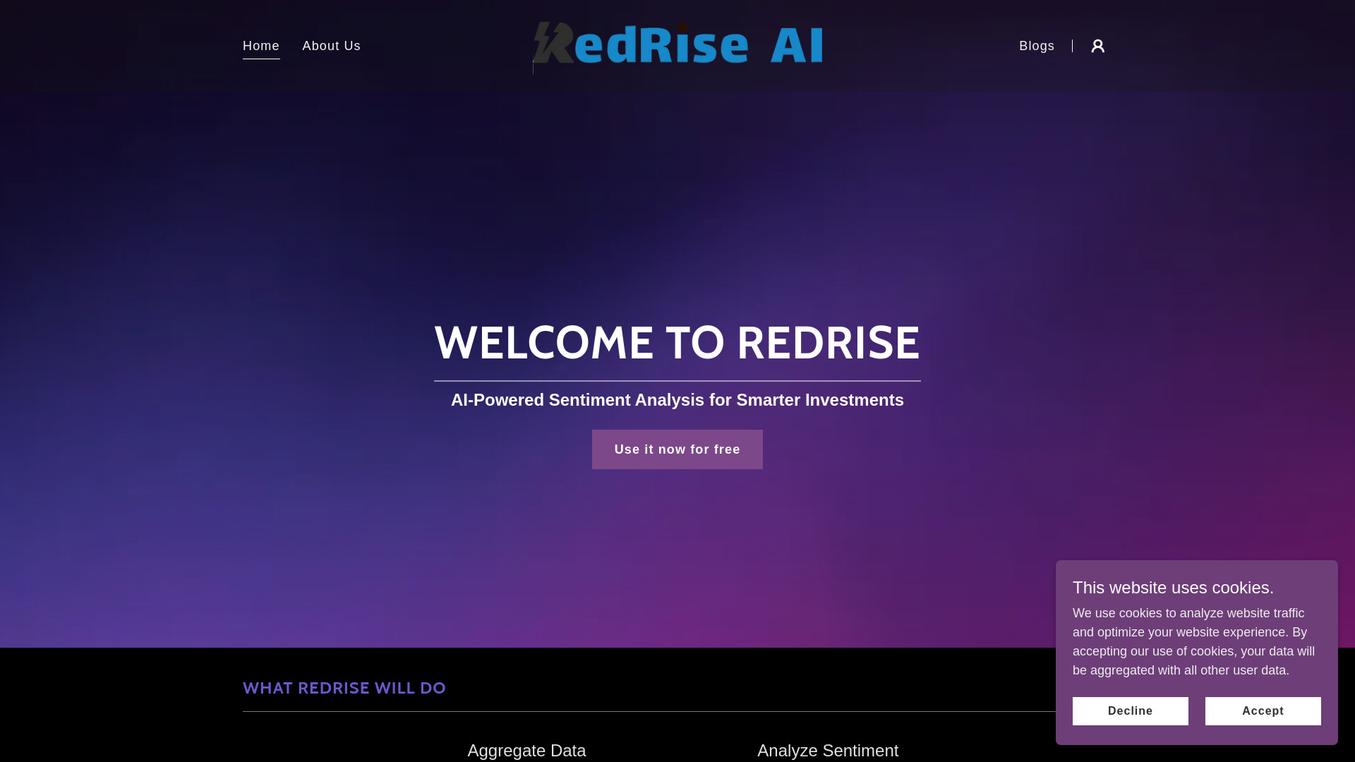 RedRise AI网页截图,RedRise AI网页快照