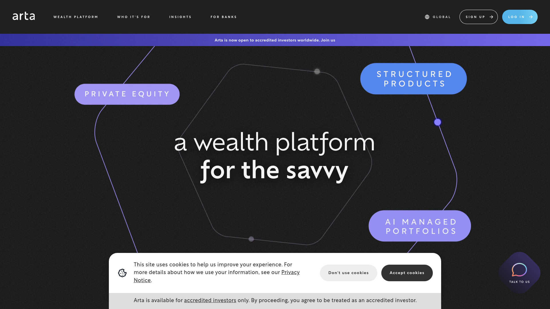 Arta Finance网页截图,Arta Finance网页快照