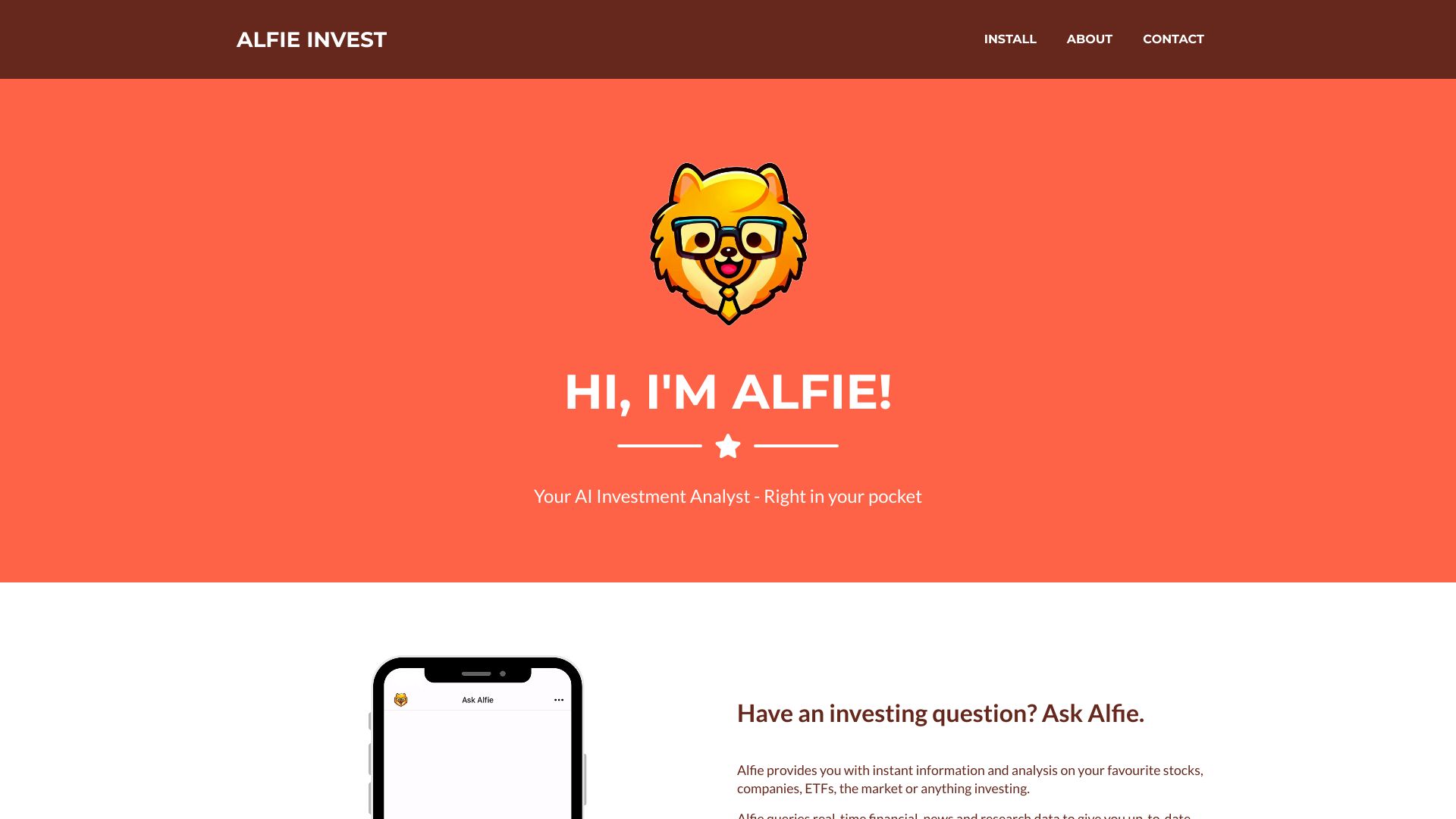 Alfie Invest网页截图,Alfie Invest网页快照