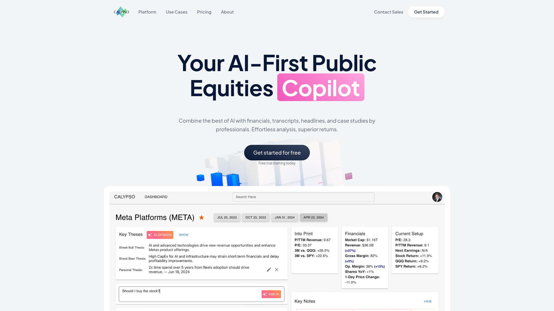 Calypso网页截图,Calypso网页快照