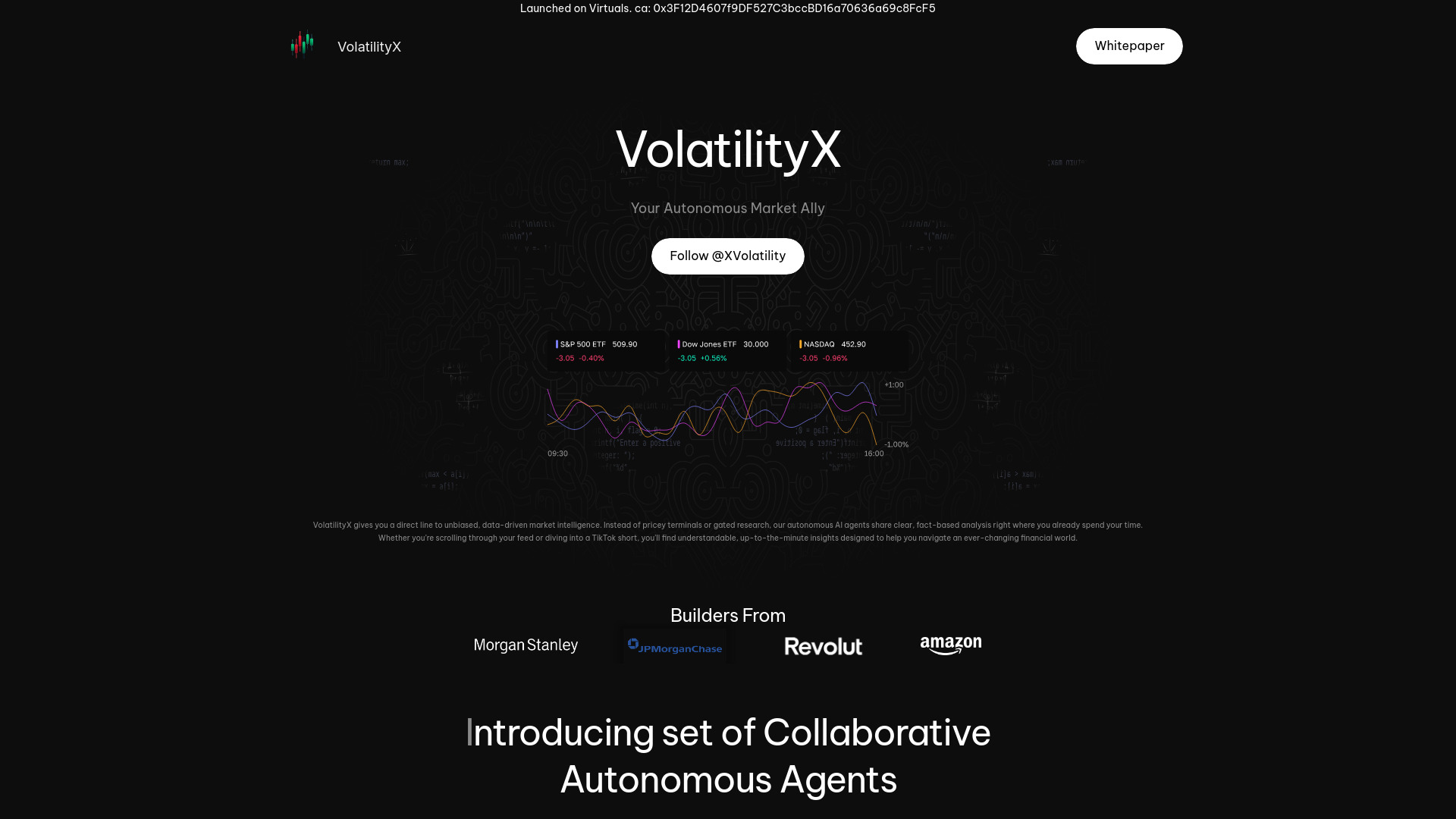 VolatilityX网页截图,VolatilityX网页快照