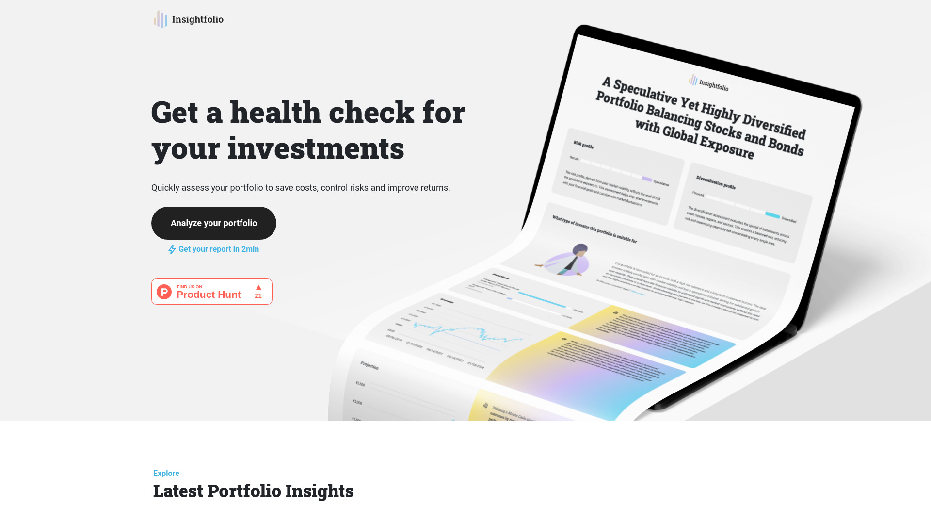 Insightfolio网页截图,Insightfolio网页快照