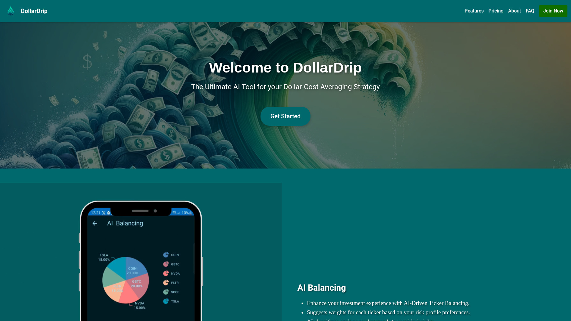 DollarDrip.io网页截图,DollarDrip.io网页快照