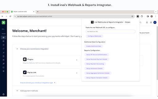 inai Webhooks & Reports Integrator网页截图,inai Webhooks & Reports Integrator网页快照