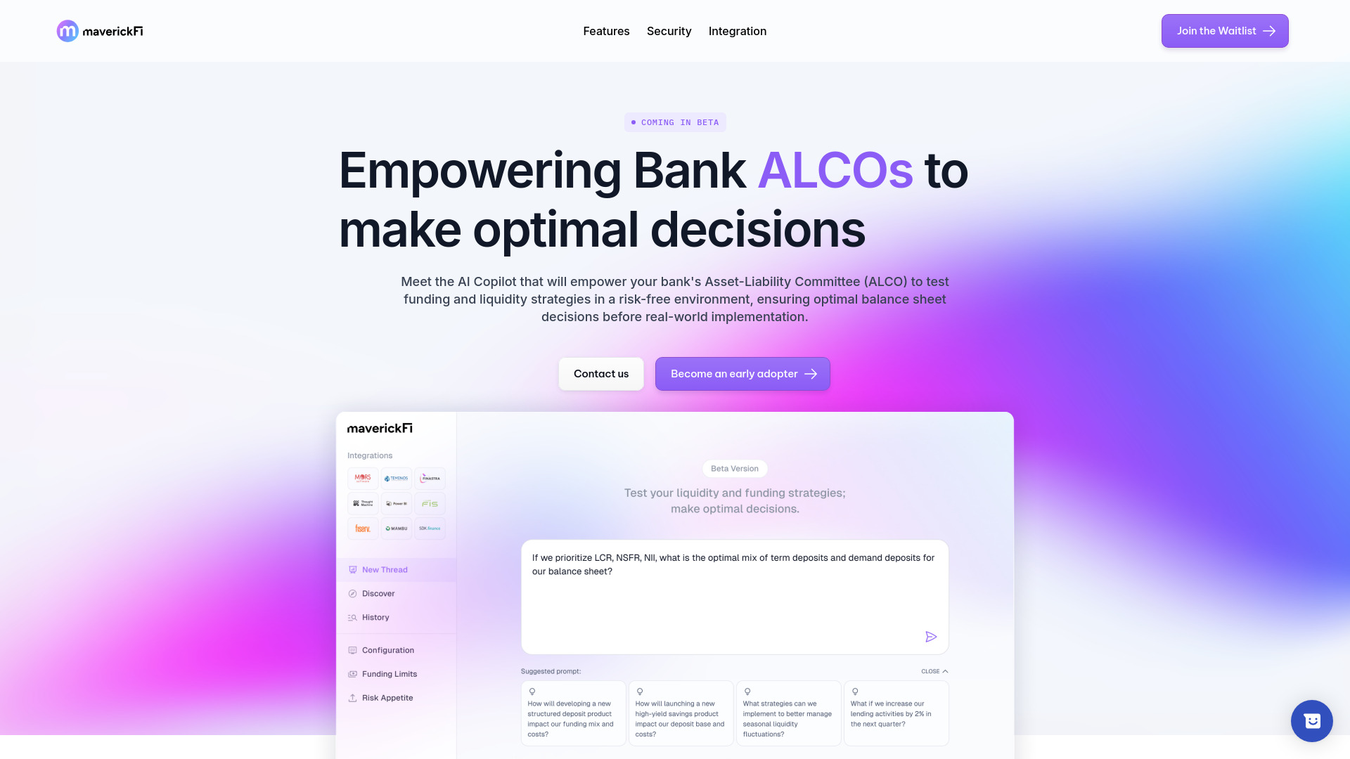 AI Copilot for bank ALCOs网页截图,AI Copilot for bank ALCOs网页快照