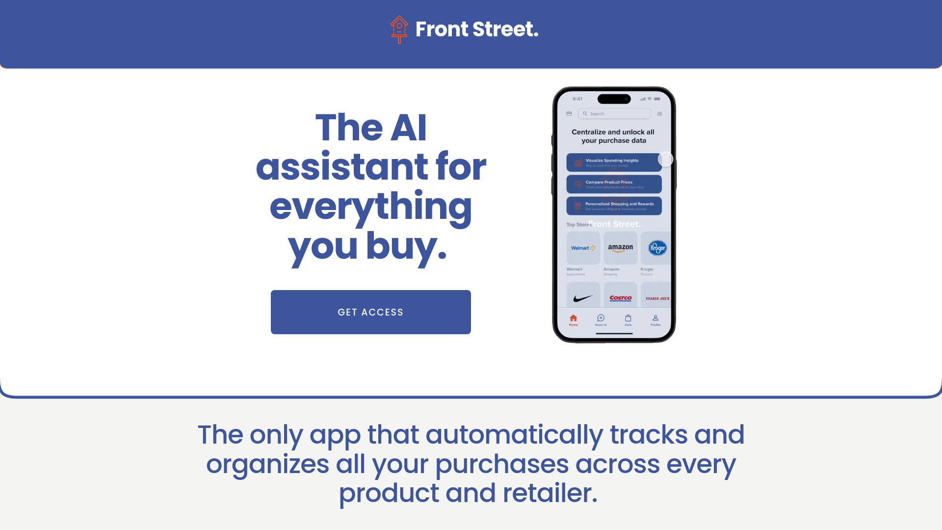 Front Street网页截图,Front Street网页快照