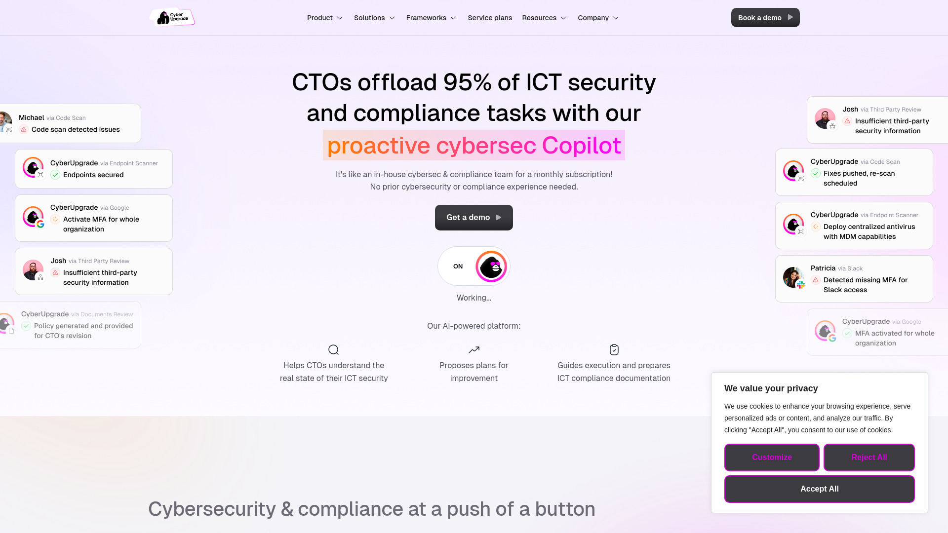 Cyber Upgrade网页截图,Cyber Upgrade网页快照