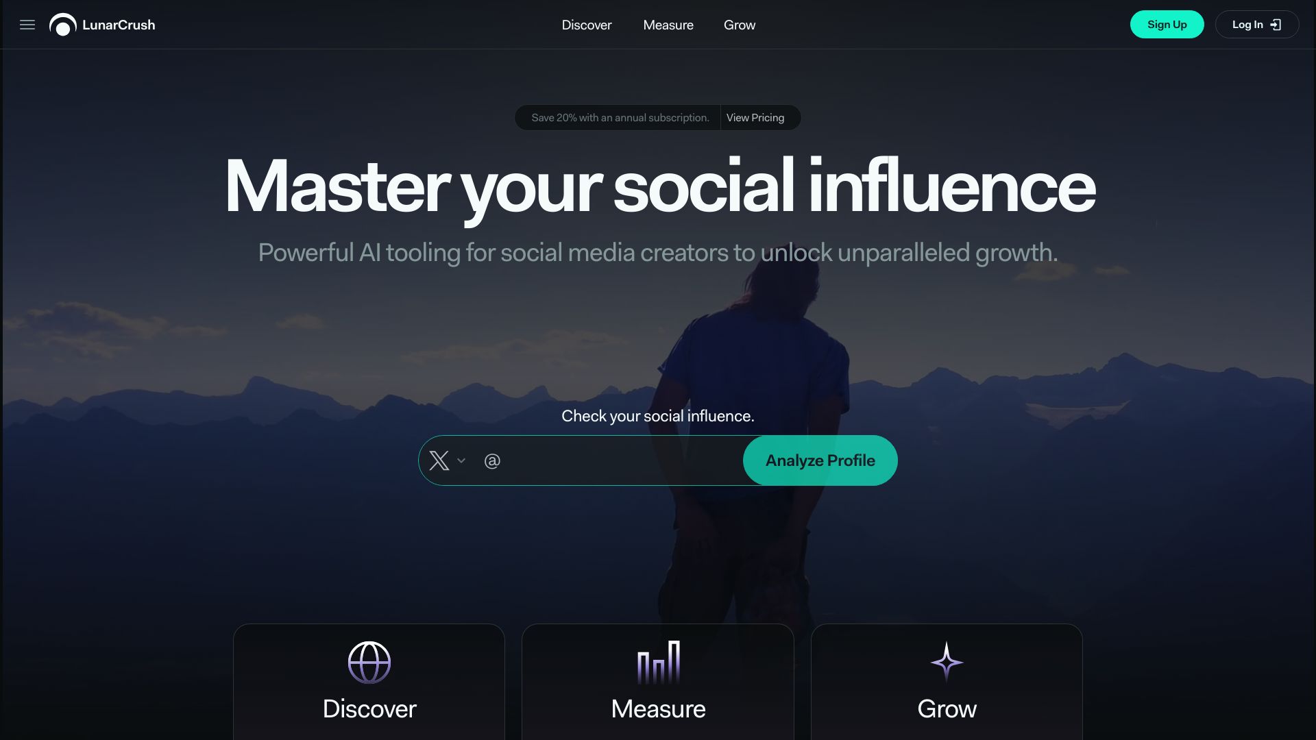LunarCrush网页截图,LunarCrush网页快照
