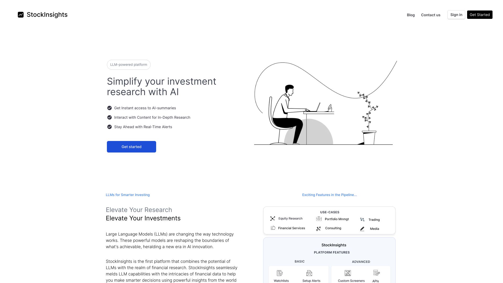 StockInsights AI网页截图,StockInsights AI网页快照
