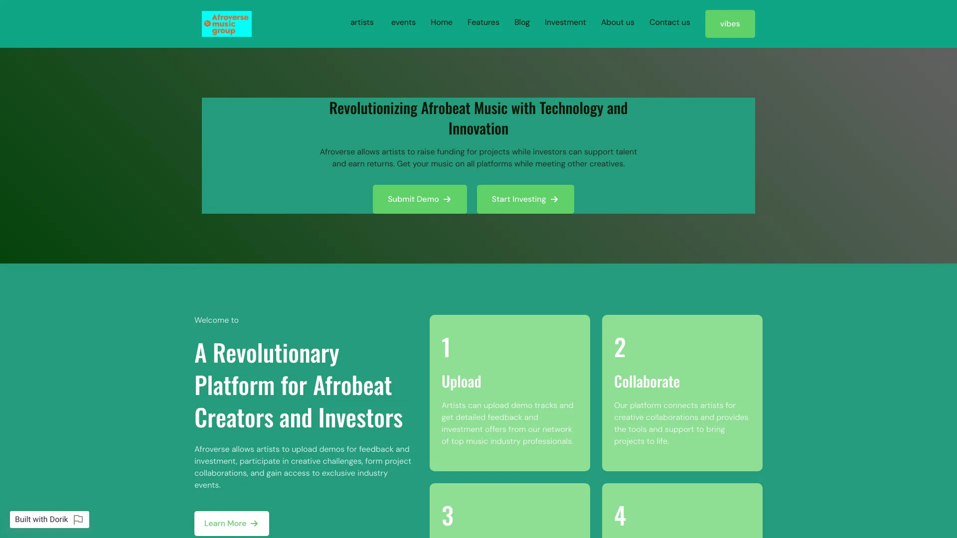 Afroverse网页截图,Afroverse网页快照