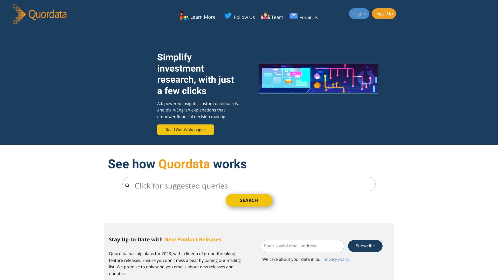 Quordata网页截图,Quordata网页快照