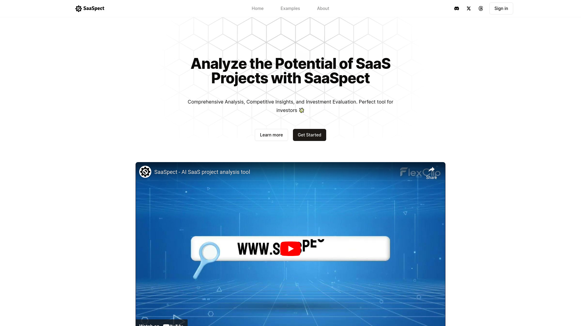 SaaSpect网页截图,SaaSpect网页快照