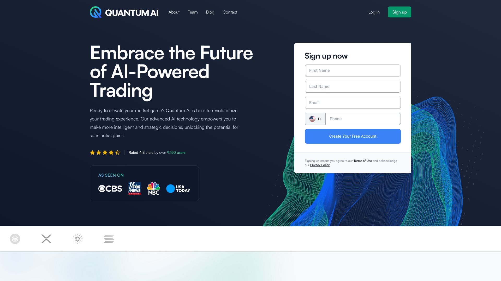 Quantum AI网页截图,Quantum AI网页快照