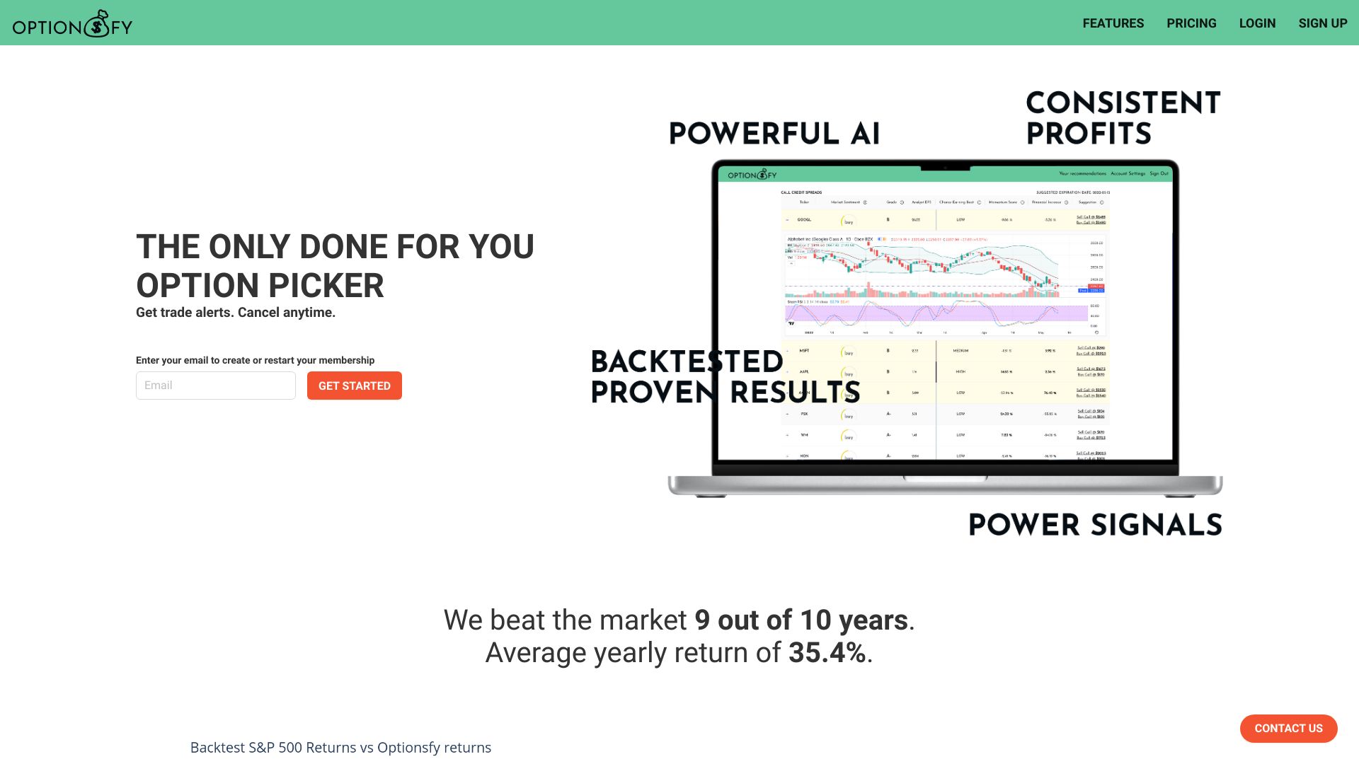 Optionsfy网页截图,Optionsfy网页快照