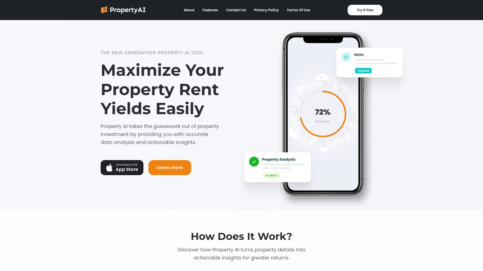Property AI – Maximize Rental Yield网页截图,Property AI – Maximize Rental Yield网页快照