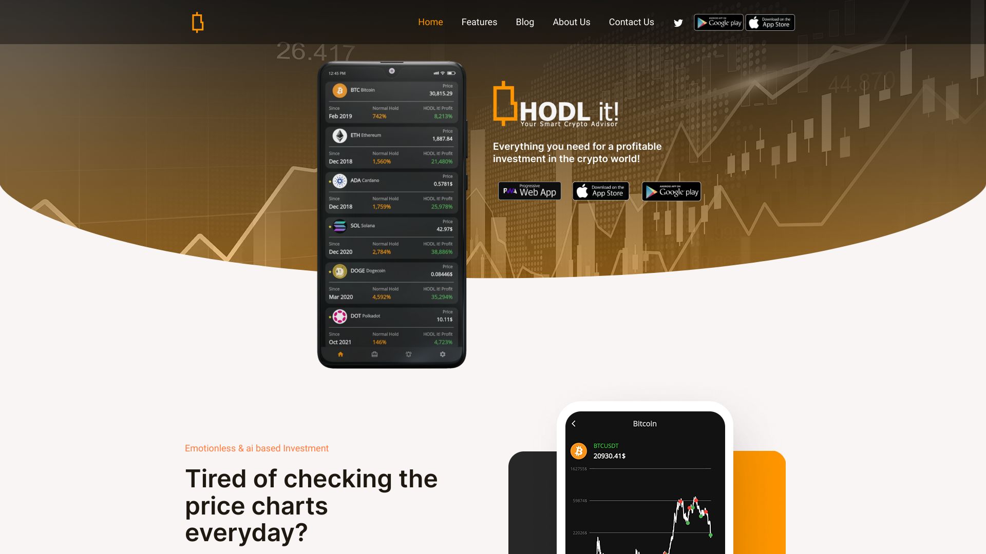 HODL it!网页截图,HODL it!网页快照