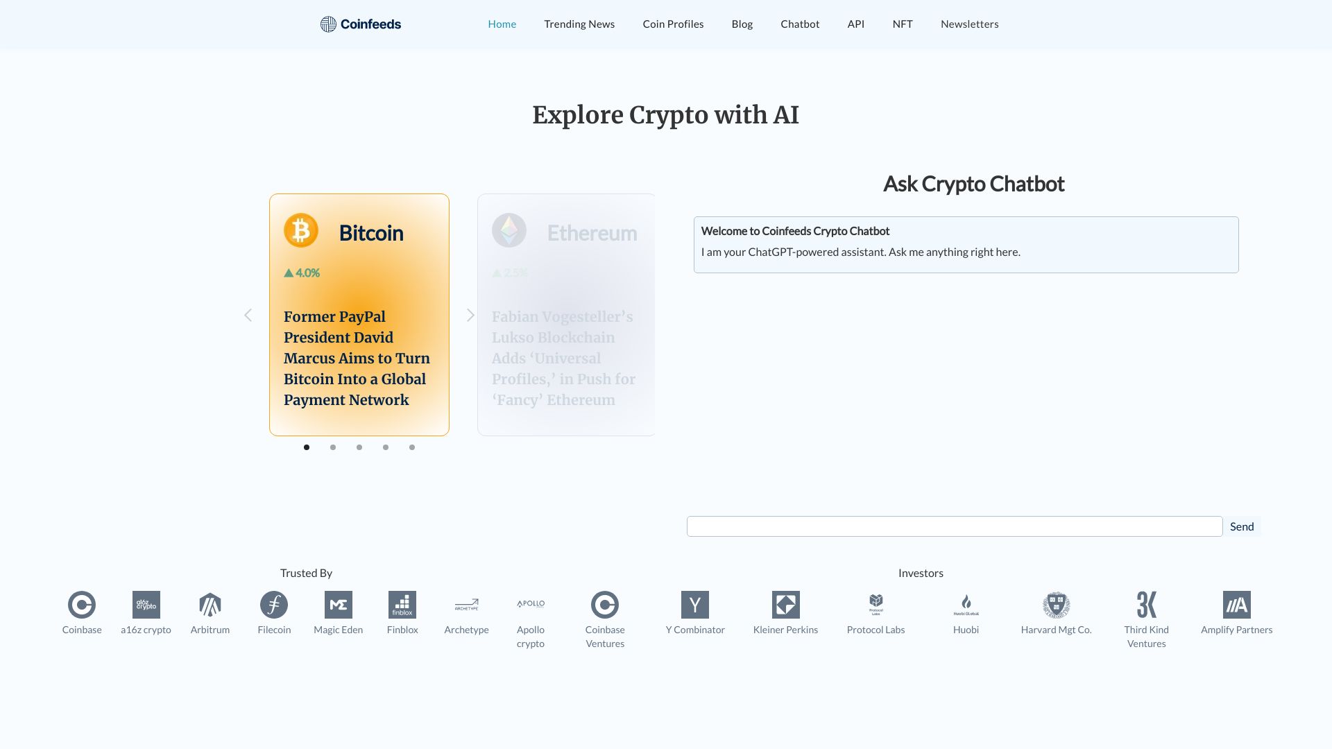 Coinfeeds网页截图,Coinfeeds网页快照