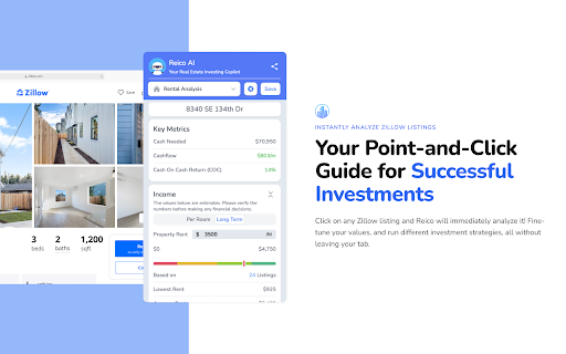 Reico: Your Real Estate Investing Copilot网页截图,Reico: Your Real Estate Investing Copilot网页快照