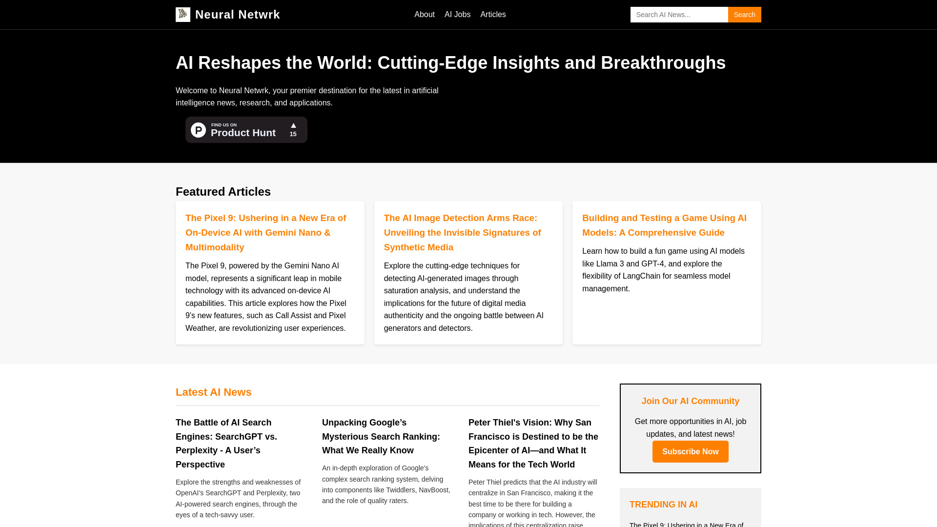 Neural Netwrk网页截图,Neural Netwrk网页快照