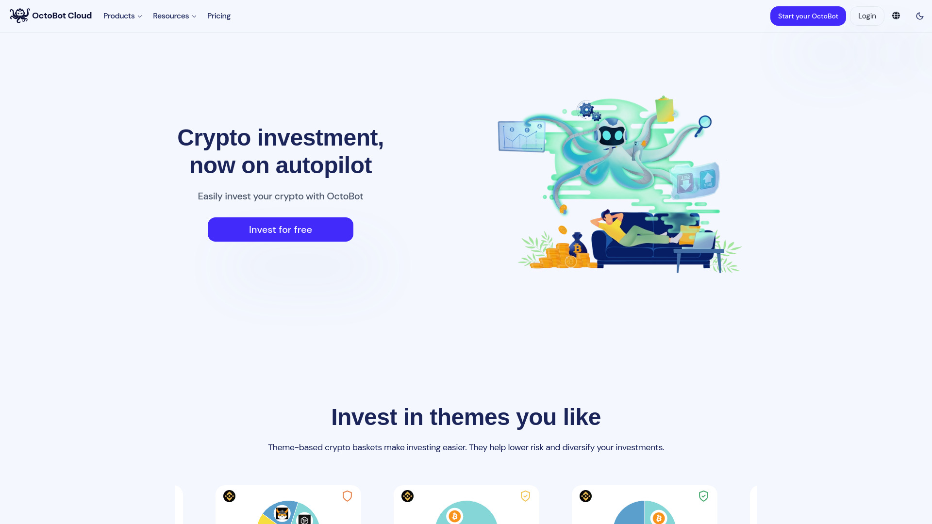 OctoBot网页截图,OctoBot网页快照